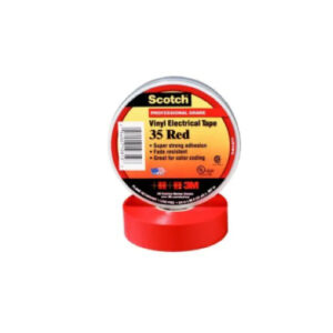 CINTA AISLANTE SCOTCH SUPER 35 19MM X 20M ROJA (3M)